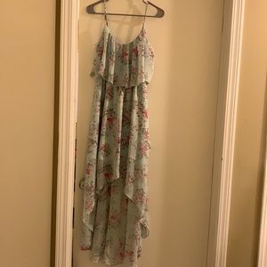Hi-Low Maxi Dress